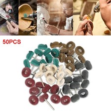50PCS Abrasive Metal Polishing Buffing Wheel Burr Kit Set for Dremel Rotary Tool