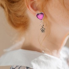 20pcs Boucle d'oreille Bouille à oreille à oreille vierge plateaux de pelouse