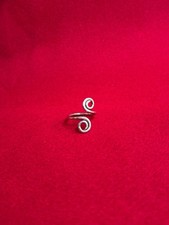Handmade Sterling Silver Spiral Ring – Modernist Artisan Jewellery