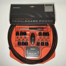 D'Addario DIY Solderless Pedalboard Power Cable Kit, PW-PWRKIT-20