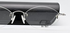 FLAIR Brille Jet Set 633 COL 524 135 Damen Silber Bunt Randlos Elegant Germany