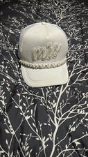 MRS Bride To Be Wedding White Trucker Ball Cap Hat Snapback