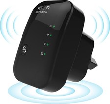 Wifi Repeater Wireless Router Range Extender Signal Booster with Antenna Sky Wps