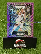 2024 Prizm Draft Picks Aaliyah Edwards Purple Wave Rookie RC #3 UConn/Sun