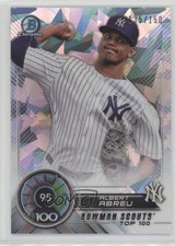 2018 Bowman Scouts' Top 100 Atomic Refractor 135/150 Albert Abreu #BTP-95 4l3