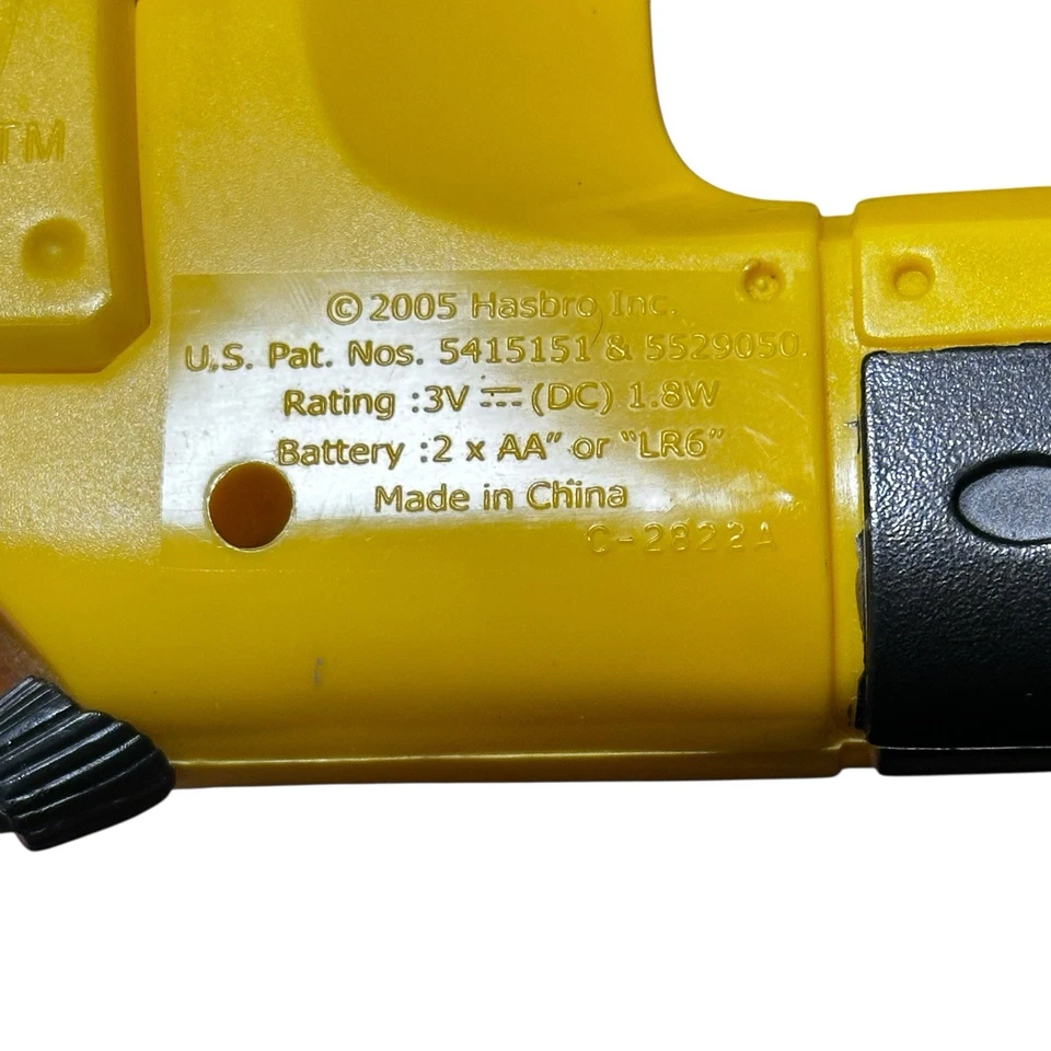 Nerf N-Strike Firefly REV-6 Dart Blaster Amarillo Negro 2005 De colección Funcionando Foto 4 de 4