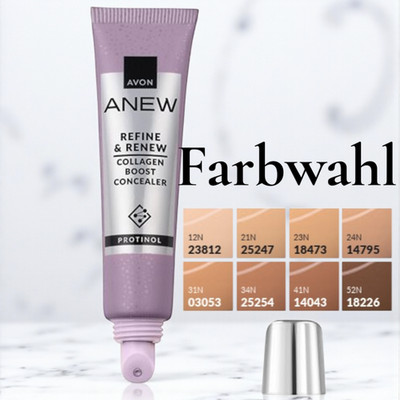 Avon ANEW REFINE & RENEW Kollagen Booster Concealer Wahl Abdeckcreme Top Best