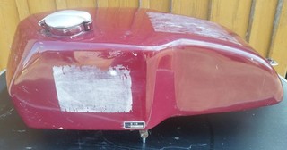 motorrad Alutank B B für Caferacer Retro Renner