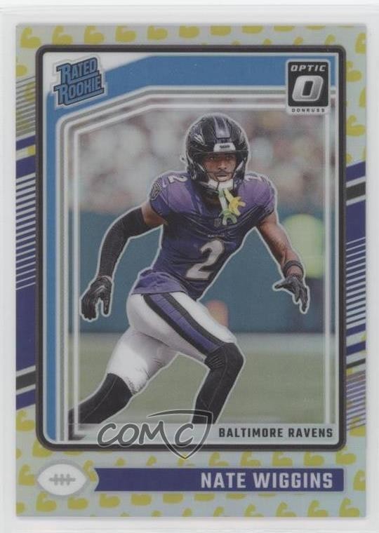 2024 Panini Donruss Optic Rated Rookie Flex Prizm 52/149 Nate Wiggins #281 1m7x