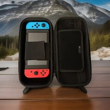 Switch Carrying Case Compatible with Nintendo Switch/Switch OLED with 20 Games C