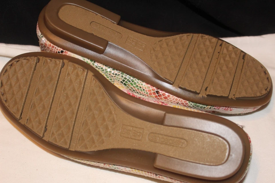 Mocasines para mujer Aerosoles NuDay 6,5 florales de cuero puntada N turn multicolor NUEVO Foto 2 de 4