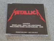 Metallica 1988 AJFA 4 Track UK Promo Whiplash Sampler METCD100 Rare!!!