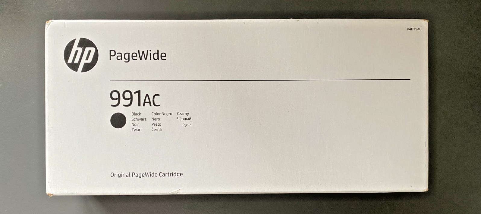 Genuine HP 991AC BLACK Ink - PAGEWIDE MANAGED P77740 (INC VAT) BOXED 2028