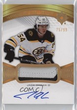 2021-22 Upper Deck Ultimate Collection Debut Threads 75/99 Jack Ahcan Auto 4a7