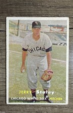 1957 Topps - Gerry Staley #227 Name Misspelled as Jerry VG