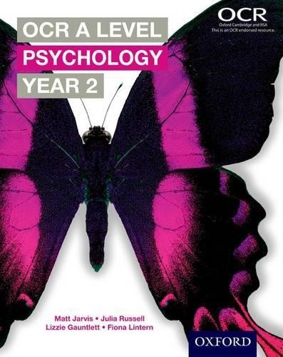 OCR A Level Psychology Year 2 By Matt Jarvis, Julia Russell, Lizzie Gauntlett, - Image 2