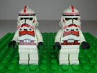 2 x LEGO Starwars Clone Shock Trooper, Coruscant Guard (Phase 2) | SW0189