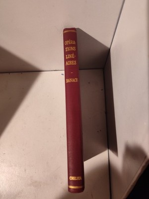 Theorie Des Operations Lineaires By Stefan Banach Written In French Chelsea Pub.