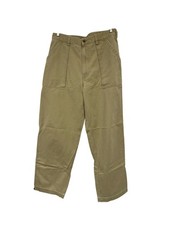 Vintage Y2K Abercrombie And Fitch Mens Baggy Pants Size 34L Khaki Relaxed Fit