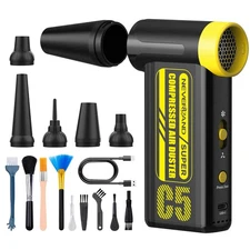 240,000 RPM Cordless Air Duster Rechargeable Air Blower for PC & Car Cleaning US