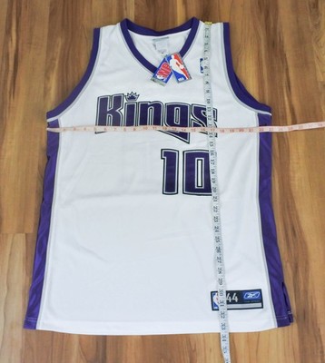 Mike Bibby Sacramento Kings Reebok Jersey Authentic White Sewn NBA