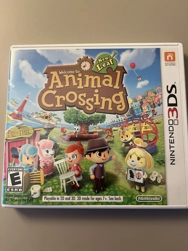 Animal Crossing New Leaf Nintendo 3DS Authentic CIB