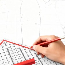 Triangle Ruler for Drafting and Geometry Plastic Ruler