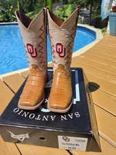 Vaccari Parker OU ALLIGATOR Western Boots.