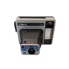 Vintage 1979 Kodak The Handle Instant Camera Retro Gray  Blue Photo Prop
