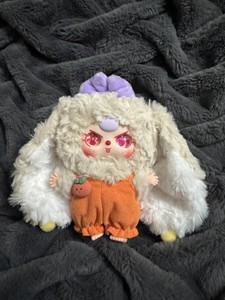 Baby Three Macaron Cute Bunny V2 Plush Light Brown Special Eyes  Rabbit plush