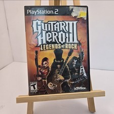 Guitar Hero III, Legends of Rock Sony PS2 Case, Disc, Outer Front/Back Paper
