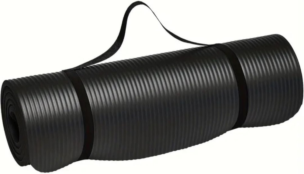 Non-Slip Yoga Mat with Convenient Carrying Strap