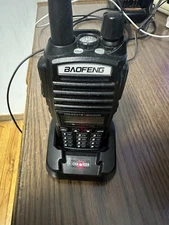 Baofeng UV-82L Two-way Radio VHF/UHF Dual PTT Dual Standby 2000mAh, Headset