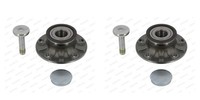Moog 2X Radnabe Radlagersatz Hinten FüR VW Golf VI T-ROC Skoda Octavia III 5K1