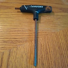 Husky 5 MM Allen Hex T Handle Key Dual Tip Tool "AS IS"