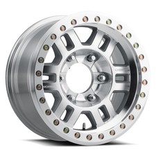 4 New 17x9.5 Vision 398 Manx Beadlock Machined 6x139.7 6x5.5 Et-44 Wheels Rims