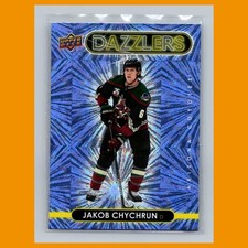 Jakob Chychrun #DZ-3 2021-22 Upper Deck Dazzlers Purple Arizona Coyotes Hockey