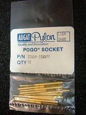 AUGAT PYLON S2664-1EWWPF PROBE PINS ~ POGO SOCKET GOLD **NEW** Qty.10