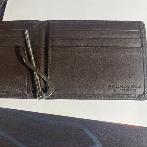 Roundtree & Yorke Brown Leather Card Wallet - Picture 4 of 5