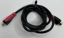 Frontier 6ft HDMI Type A Male to Male Cable Black  Red.