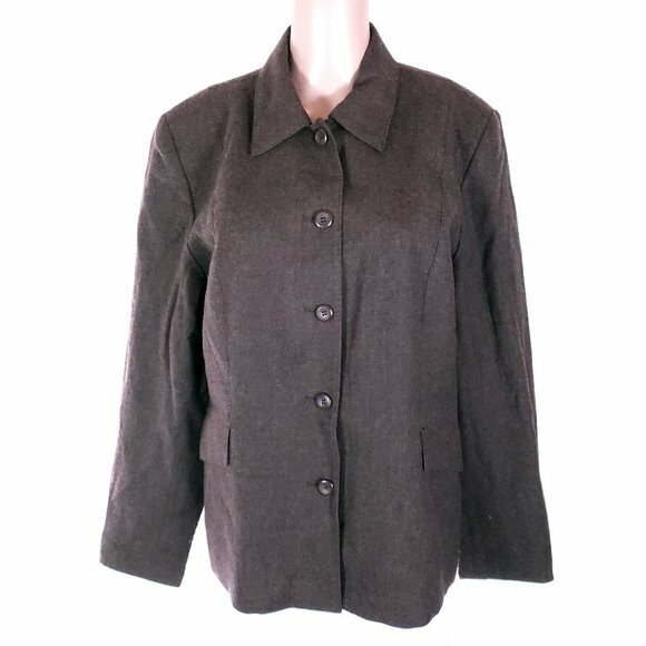 Pendleton Women Light Jacket Blazer Button Front … - image 1