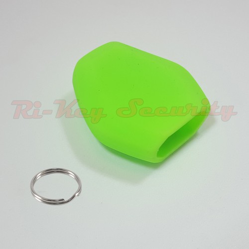 Funda protectora de goma verde brillante cubierta de silicona chaqueta de revestimiento para llave remota BMW - Imagen 4 de 6