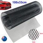 <!--F#f_0-->Auto Aluminium Mesh Grill Black Car Bumper Vent Metal Rhombic Grille Net 3mmx6mm<!--F/-->