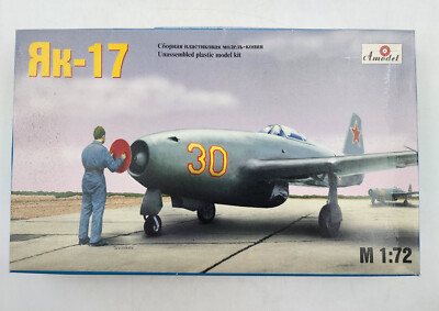 AMODEL 7224 Yak-17 Soviet jet fighter Scale Aircraft 1:72- Plastic model kit IOB