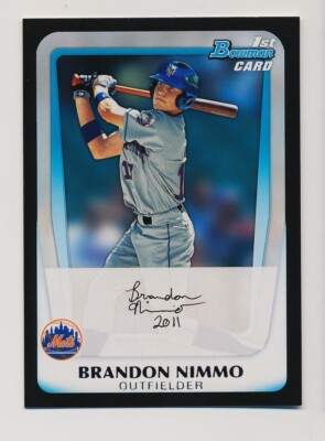 BRANDON NIMMO   2011 Bowman Draft Prospects #BDPP63 New York Mets