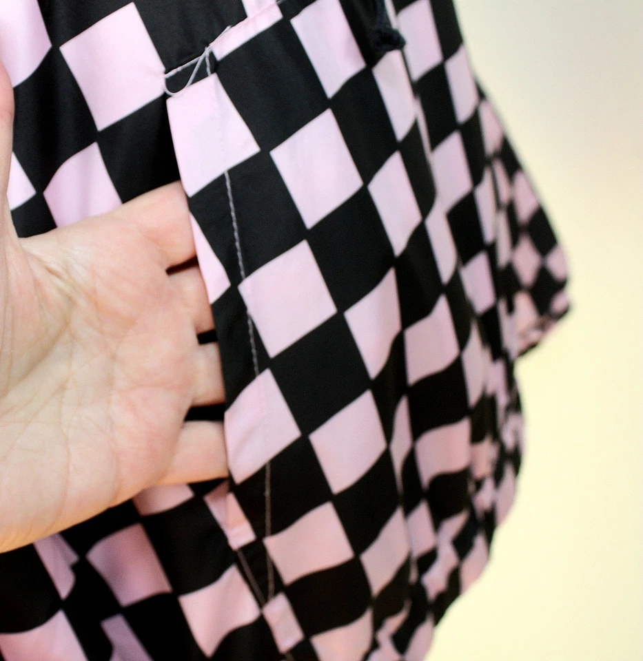 Jaqueta com capuz FOREVER 21 corta-vento 1/4 zíper rosa damas pretas ~ P #03 - Imagem 3 de 4