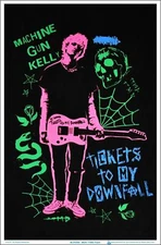 Machine Gun Kelly TTMD Flash - Blacklight Poster 23" x 35"