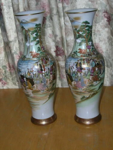 Porcelain Antique Asian Vases