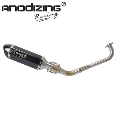 Soto-racing Full Exhaust System Muffler Front Pipe For YAMAHA NMAX155 2015-2017