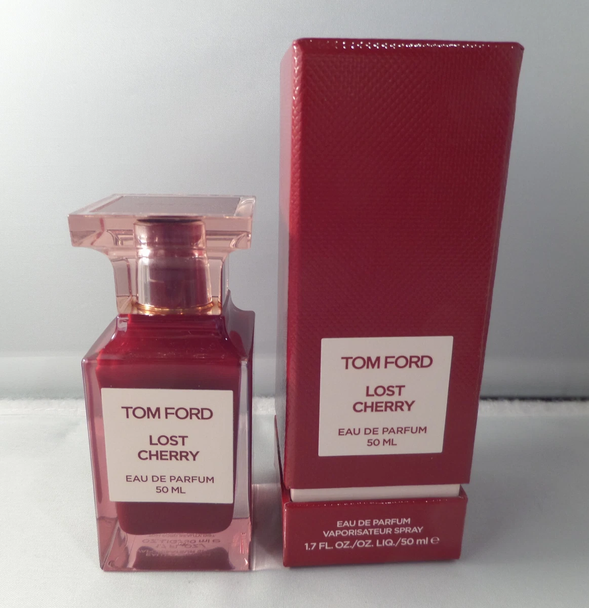 EMPTY Tom Ford LOST CHERRY Perfume Bottle 1.7 oz 50 ml with Box NO PRODUCT